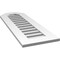 Ekena Millwork Octagonal Top Surface Mount PVC Gable Vent: Functional, w/ 3-1/2"W x 1"P Standard Frame, 14"W x 40"H GVPOT14X4001SF - alternate 2